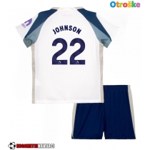 Otroške Nogometnih dresov Tottenham Hotspur Brennan Johnson #22 Domači 2025-26 Kratki rokavi (+ hlače)